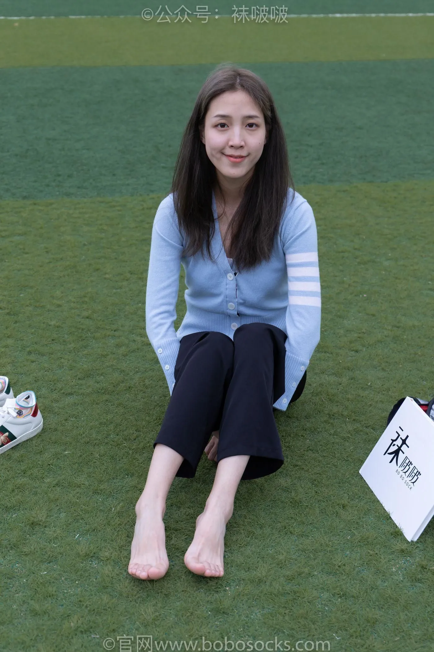 [BoBoSocks袜啵啵]NO.021 泡芙-板鞋、白棉袜、裸足 [131P]插图3